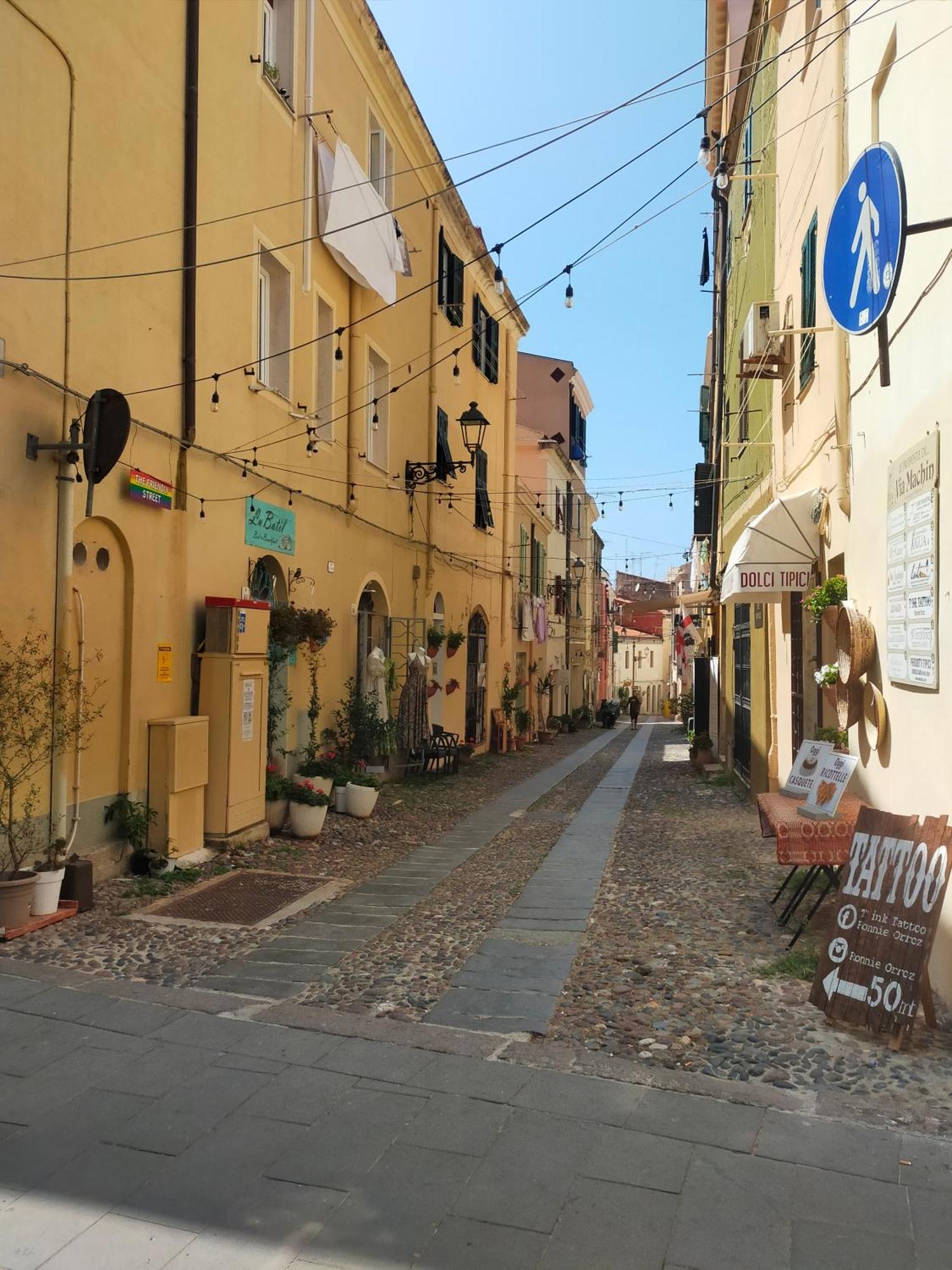 Nice Apt In A Street In Old Town Alghero Zewnętrze zdjęcie
